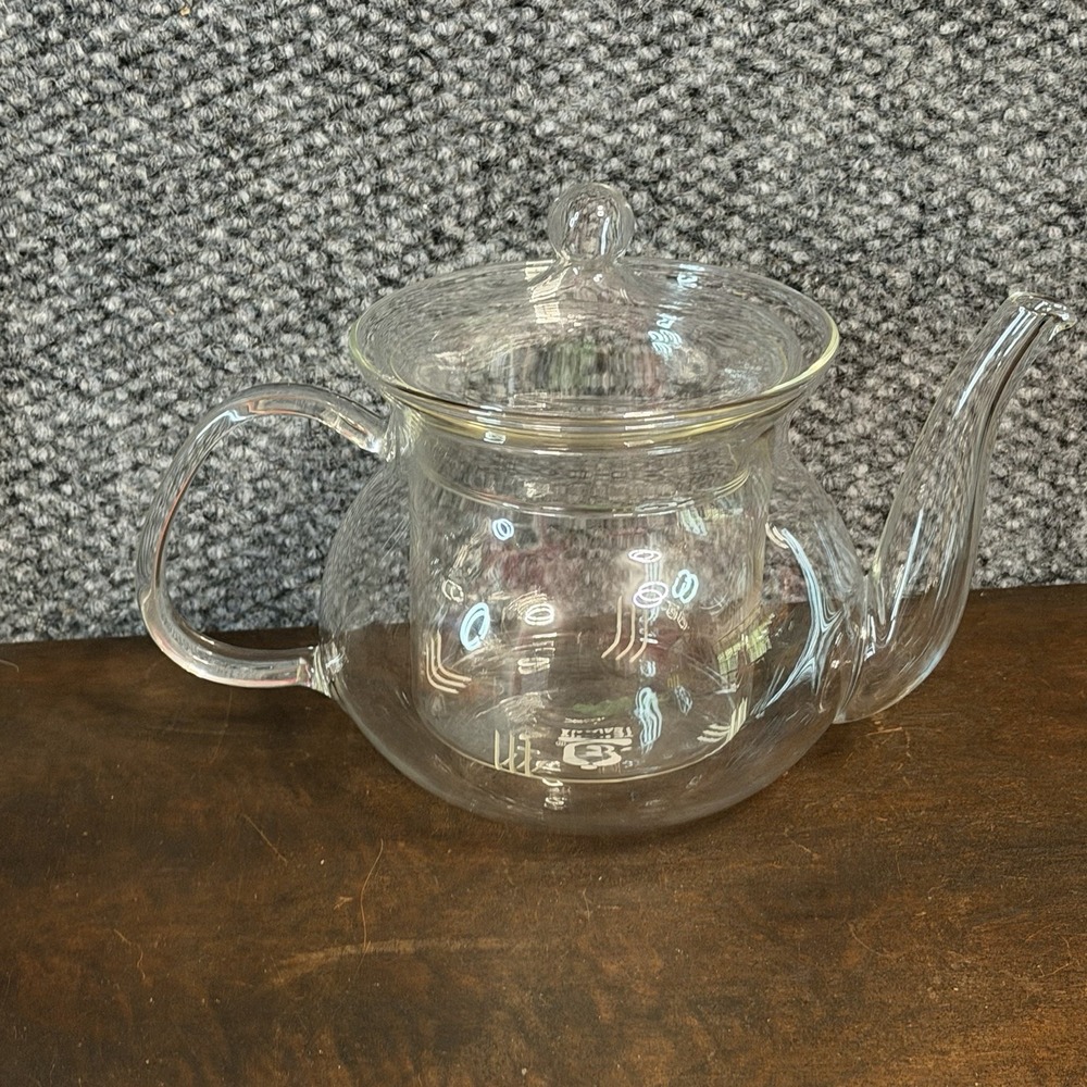 Teavana Clear Glass Teapot